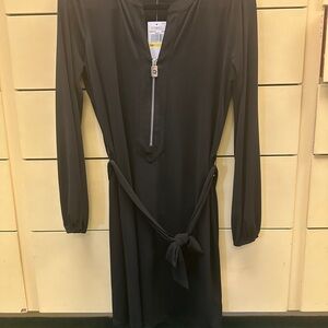 Elegant Black Long Sleeve Dress